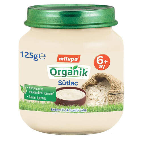 Milupa Organik Sütlaç 125 Gr.