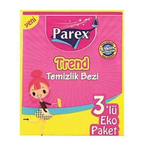 Parex Ekonomık Temızlık Bezı Trend  3 Lu