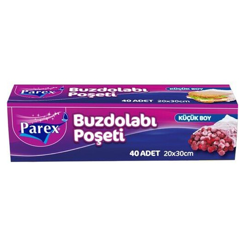 Parex Buzdolabı Poşeti Küçük Boy 40 Lı