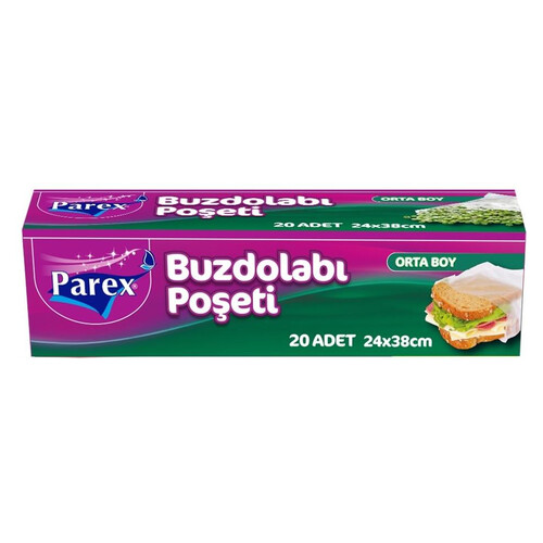 Parex Buzdolabı Poşeti Orta Boy 20li