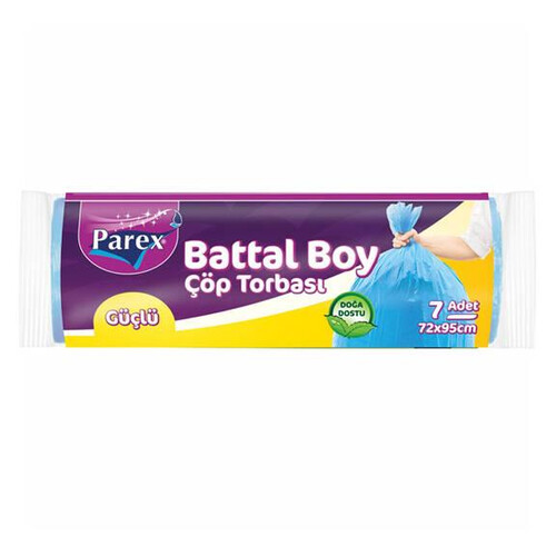Parex Ekonomik Çöp Torbası Battal Boy 7 Li