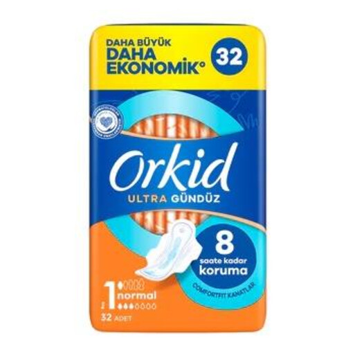 Orkid Ultra Extra Wing Normal Dörtlü 32'li