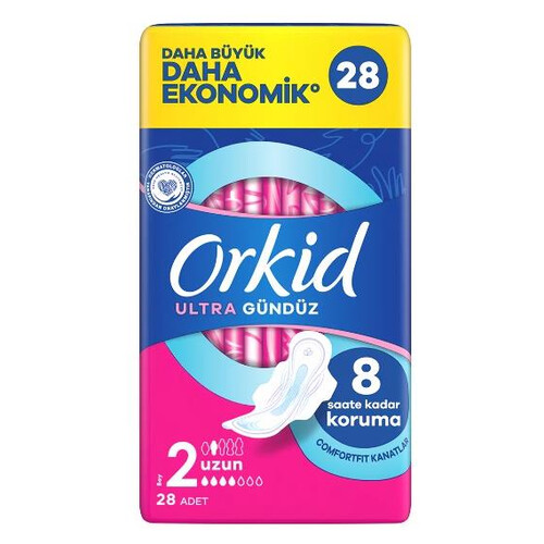 Orkid Ultra Extra Wing Uzun Dörtü 28'li