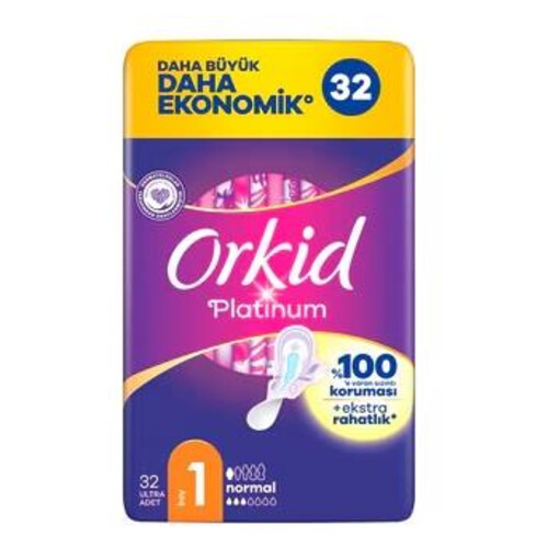 Orkid Comfort Platinum Wing Normal Dörtlü 32'li