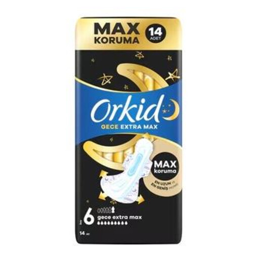 Orkid Ultra Extra Wing Gece Max.14'lü