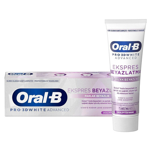 Oral B Pro Beyaz Parlaklık Beyazlık 75 Ml