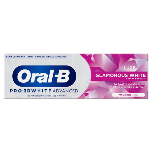 Oral B Pro Luxe Glamorous White 75 Ml