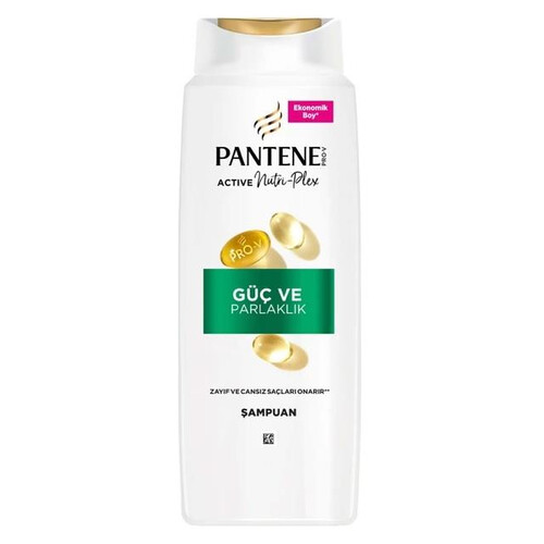 Pantene Şampuan Güçlü Parlak 625 Ml