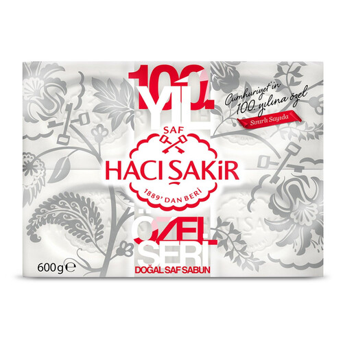 Hacışakir  Kalıp Sabun 100.yıl600 Gr