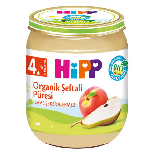 Hipp Organik Şeftali Püresi 125 Gr.