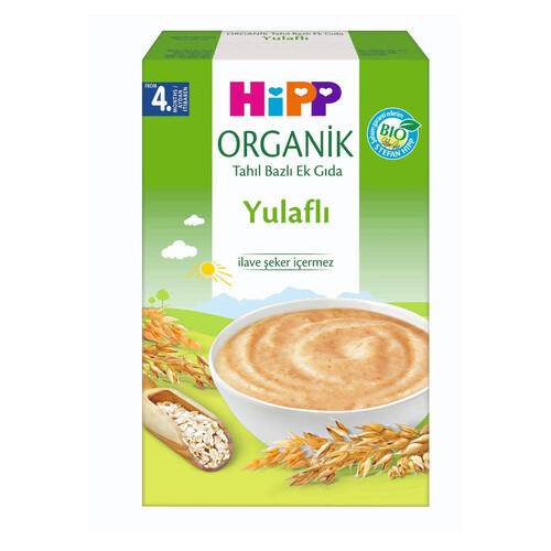 Hipp Organik Yulaflı Tahıl Bazlı 200gr.