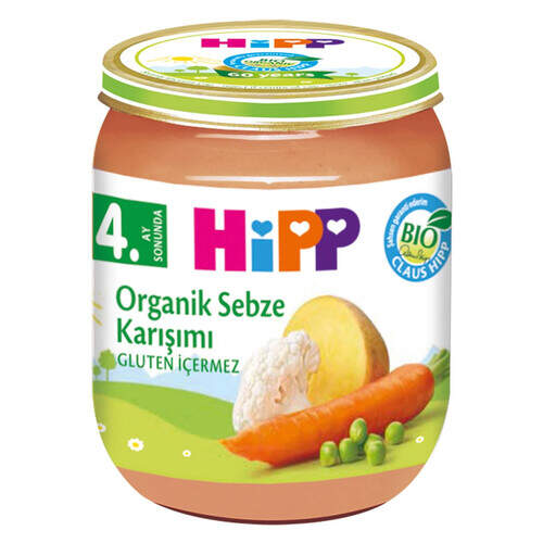 Hipp Organik Sebze Karışımı 125 Gr.